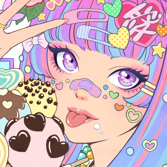 Ukiyoe_Kawaii 和風デコラちゃんエコバック