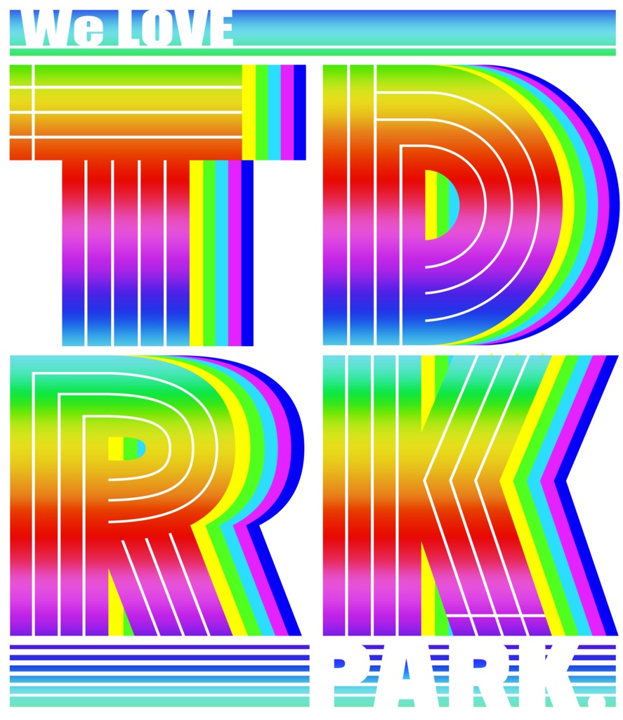 We LOVE TDRK PARK. Tシャツ