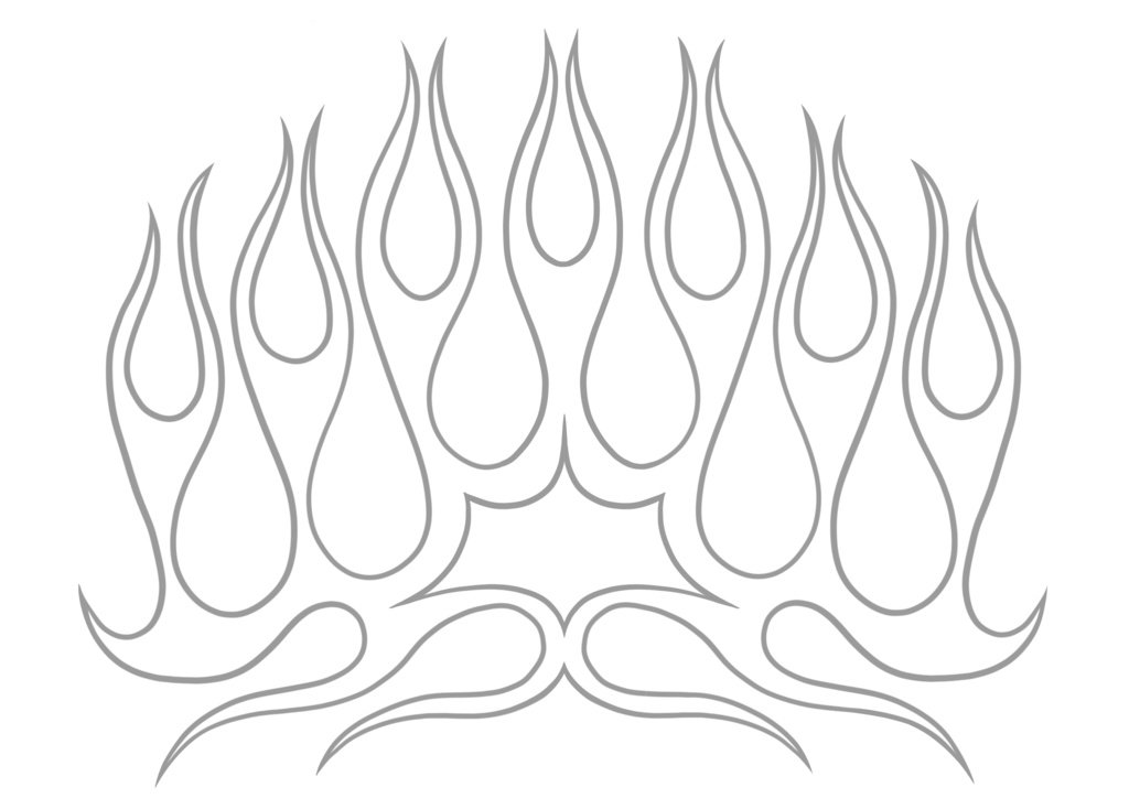 フレイムステンプレート　4枚セット　