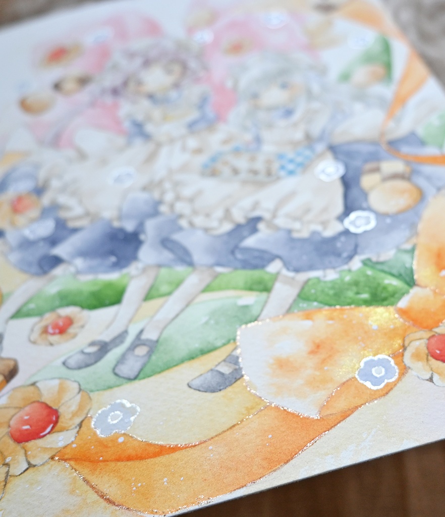 A4額装原画【心を込めてお作りします】