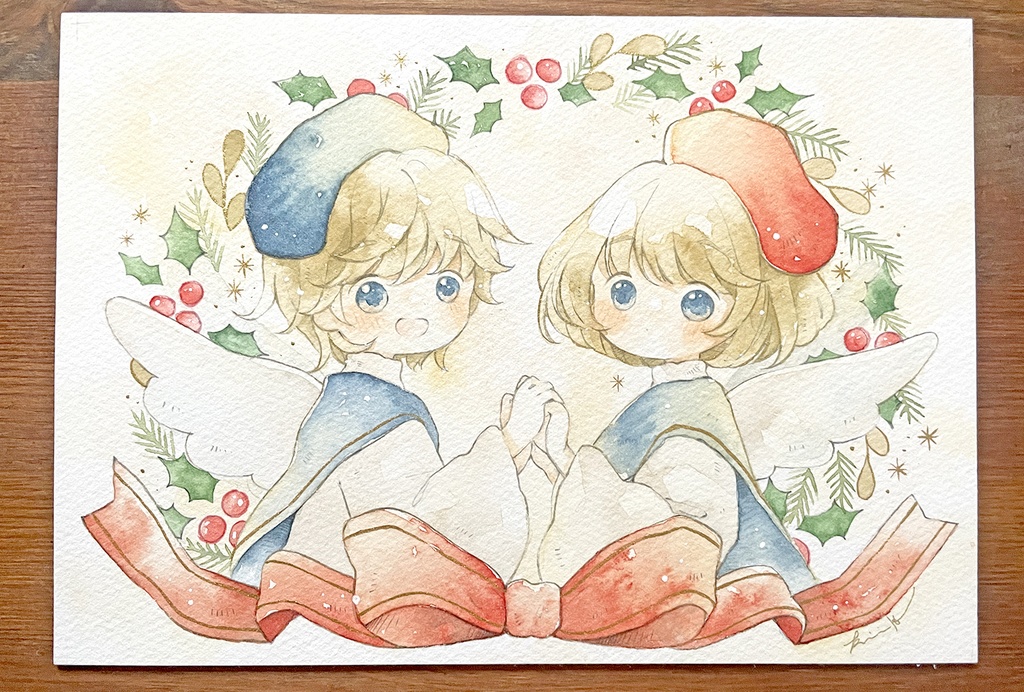 【A5サイズ原画】ささやかな祝福