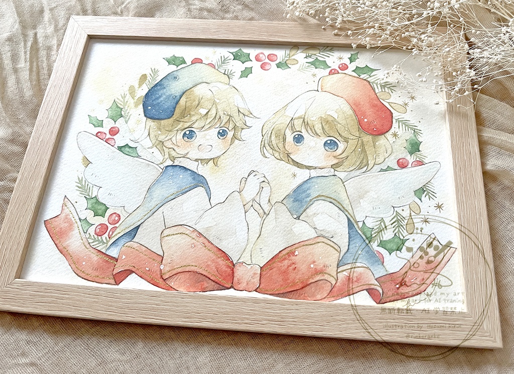 【A５サイズ原画】ささやかな祝福