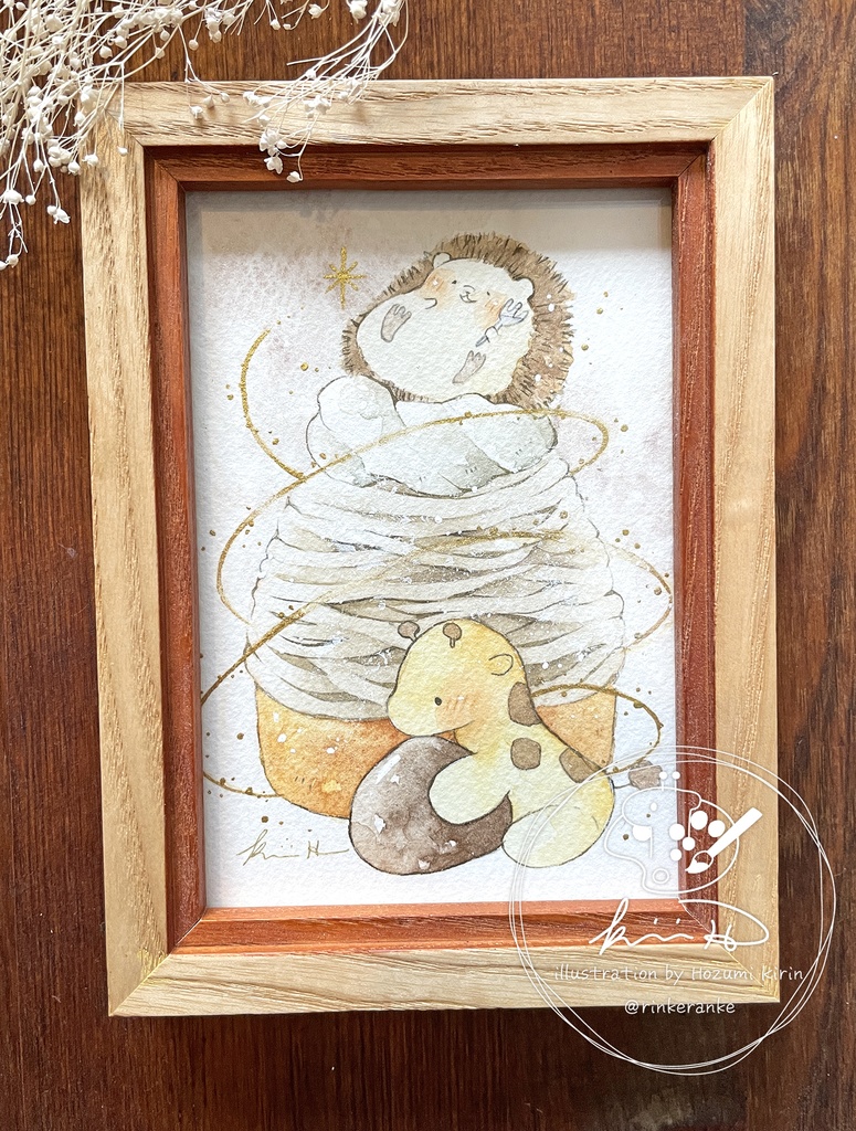 【L版サイズ原画】ふんわりほどけるしあわせの味