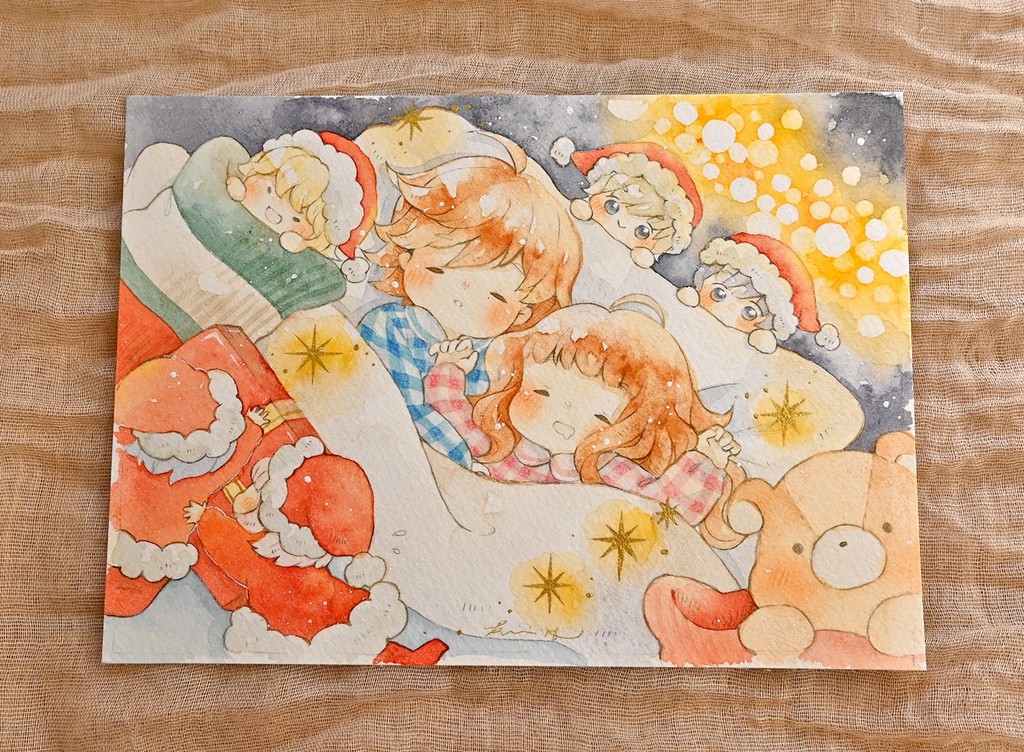 【キャビネサイズ原画】わくわくを届けに