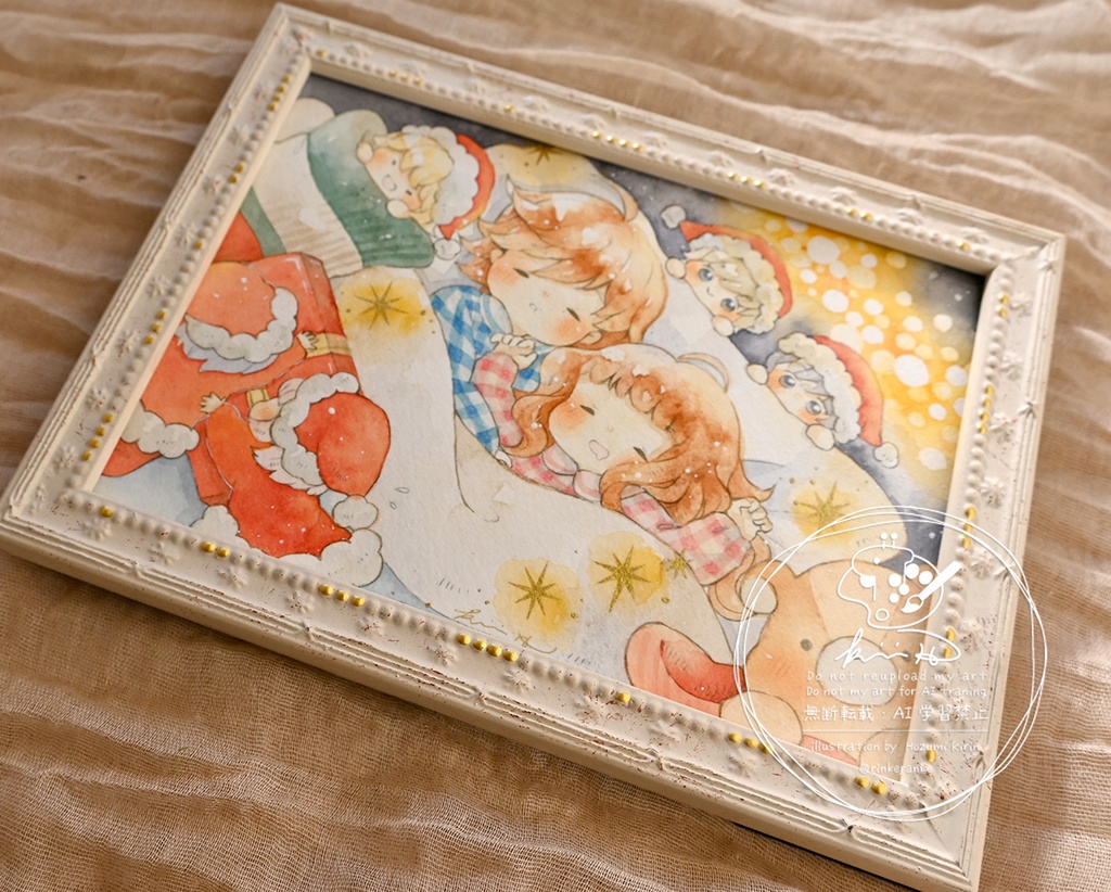 【キャビネサイズ原画】わくわくを届けに