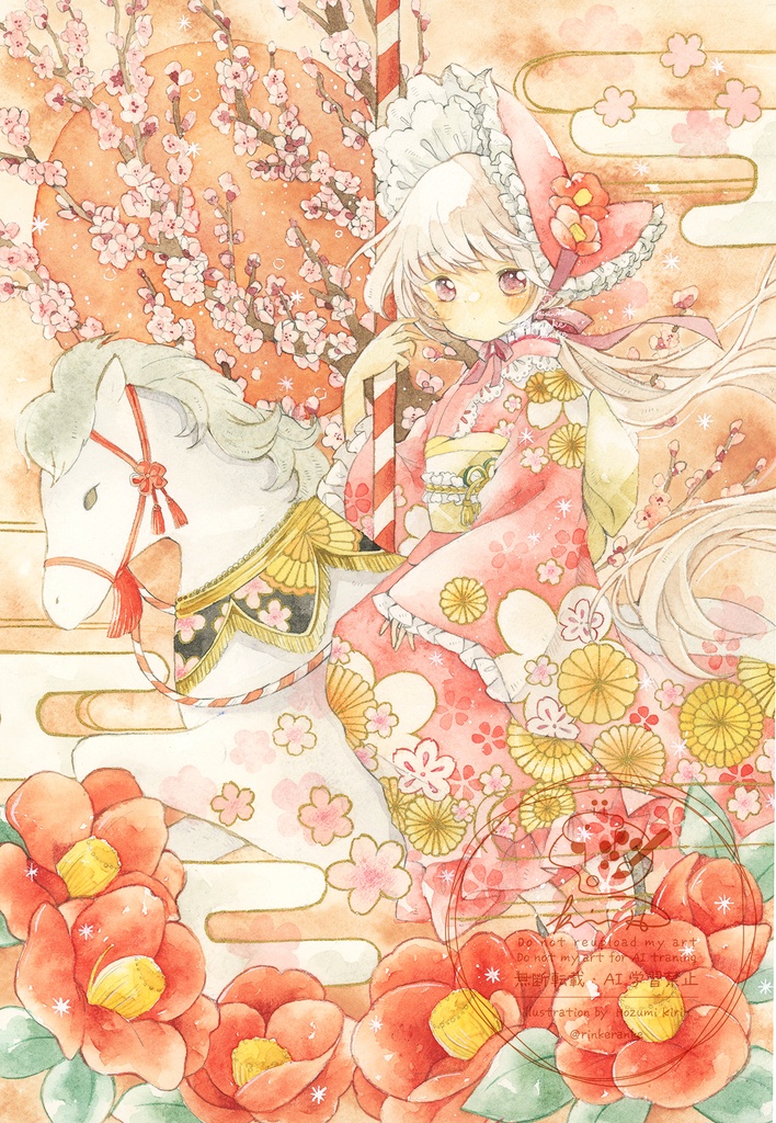 【A4額装原画】