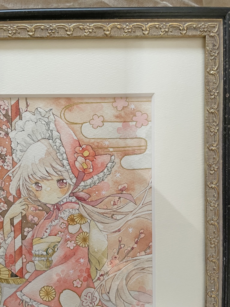 【A4額装原画】嘉祥佳春 2026年午年イラスト