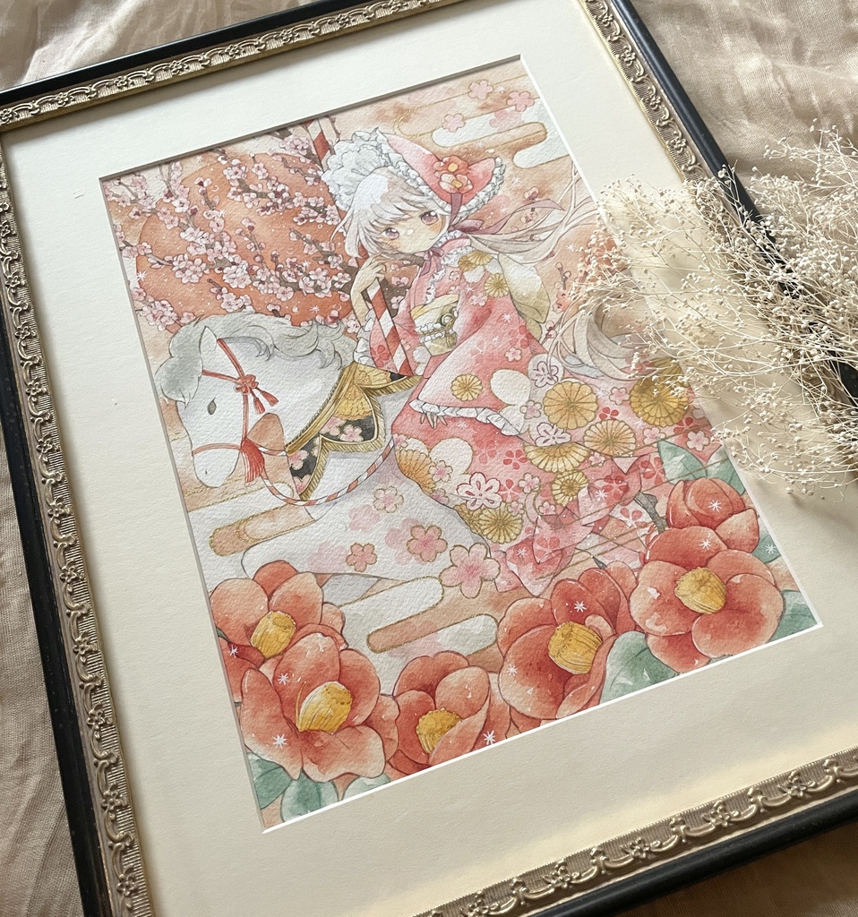 【A4額装原画】