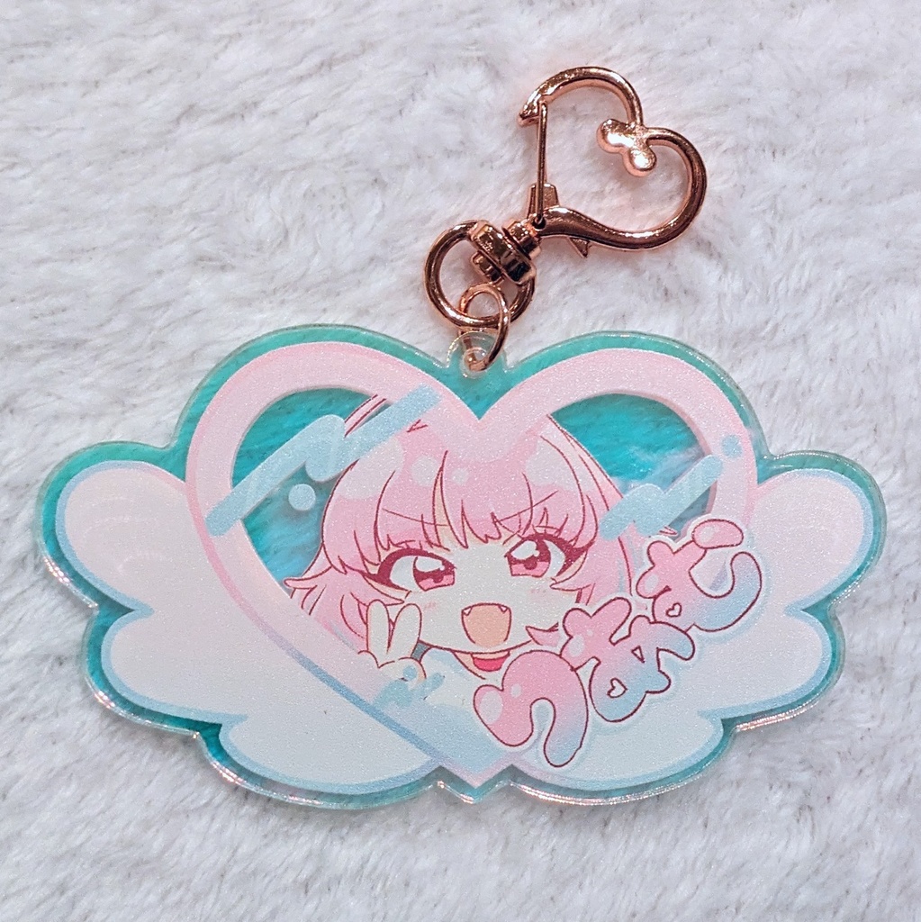 りあむハート天使オーロラアクキー