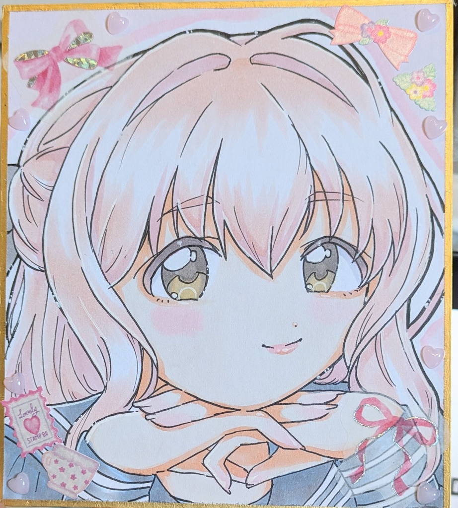 西園寺琴歌ミニ色紙（二次創作）