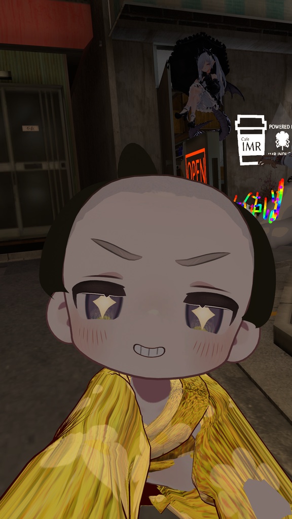 ちょんまげヘアー