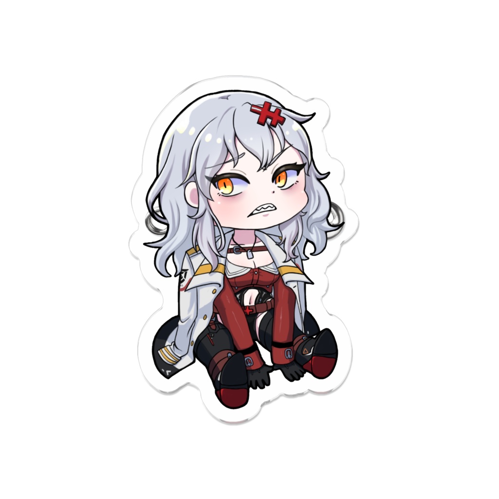 【勝利の女神:NIKKE】ユルハ【アクリルバッジ】