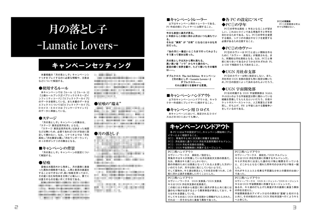 月の落とし子ーLunatic Loversー