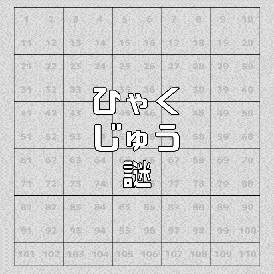 ひゃくじゅう謎追加コンテンツ