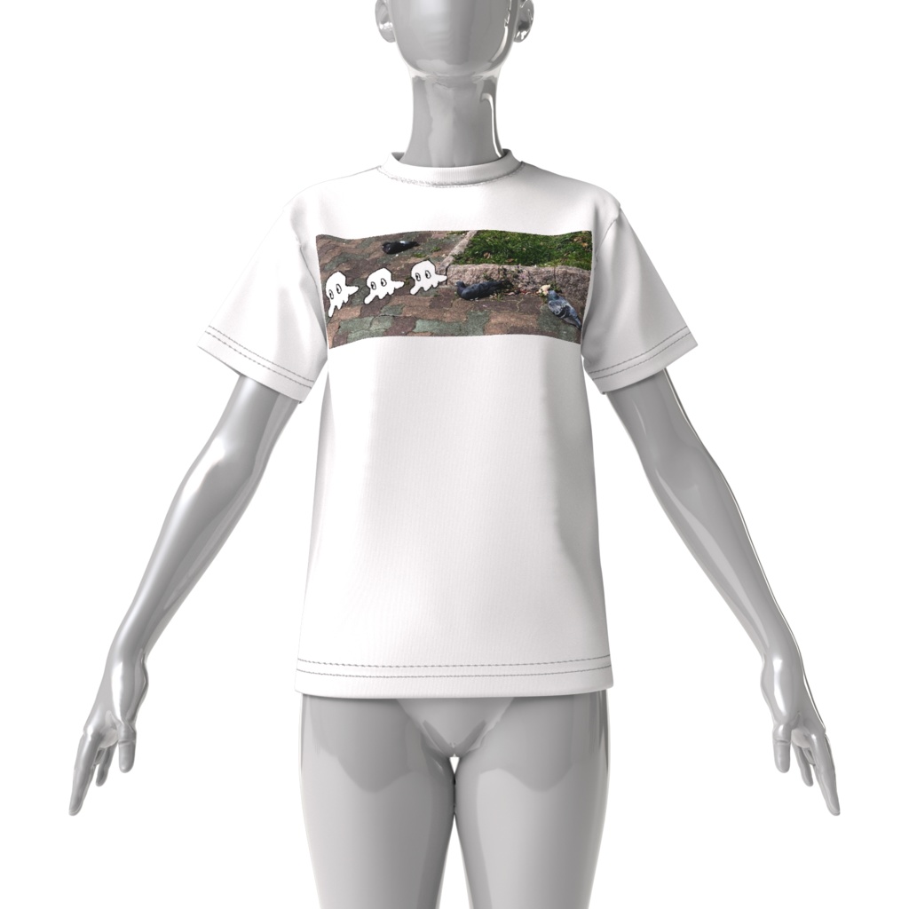 鳩T(ビッグシルエットTシャツ)