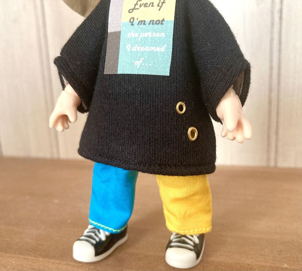 オビツ11 ・ねんどろいどどーる用 バイカラーパンツ