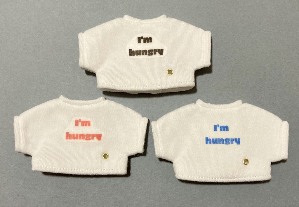 12センチぬい用 おなかすいたTシャツ