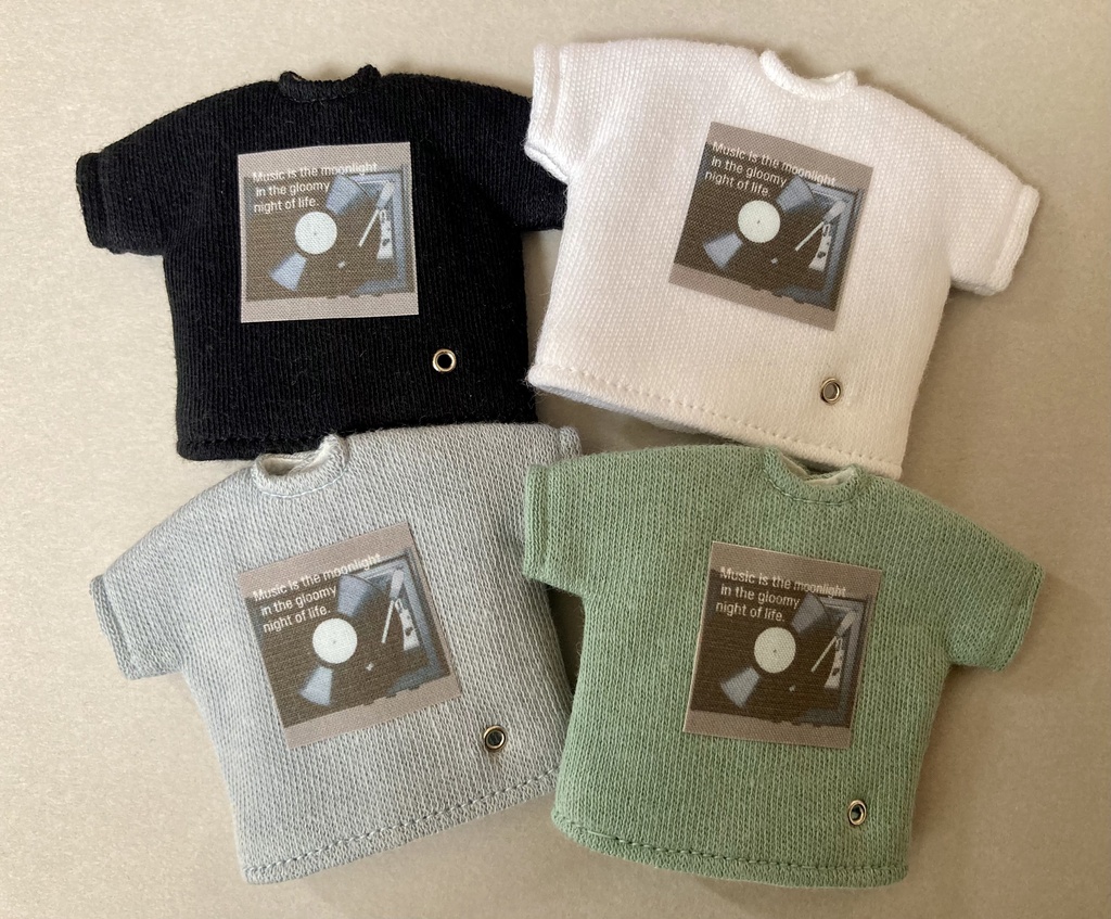 オビツ11 プリントTシャツ(レコード)