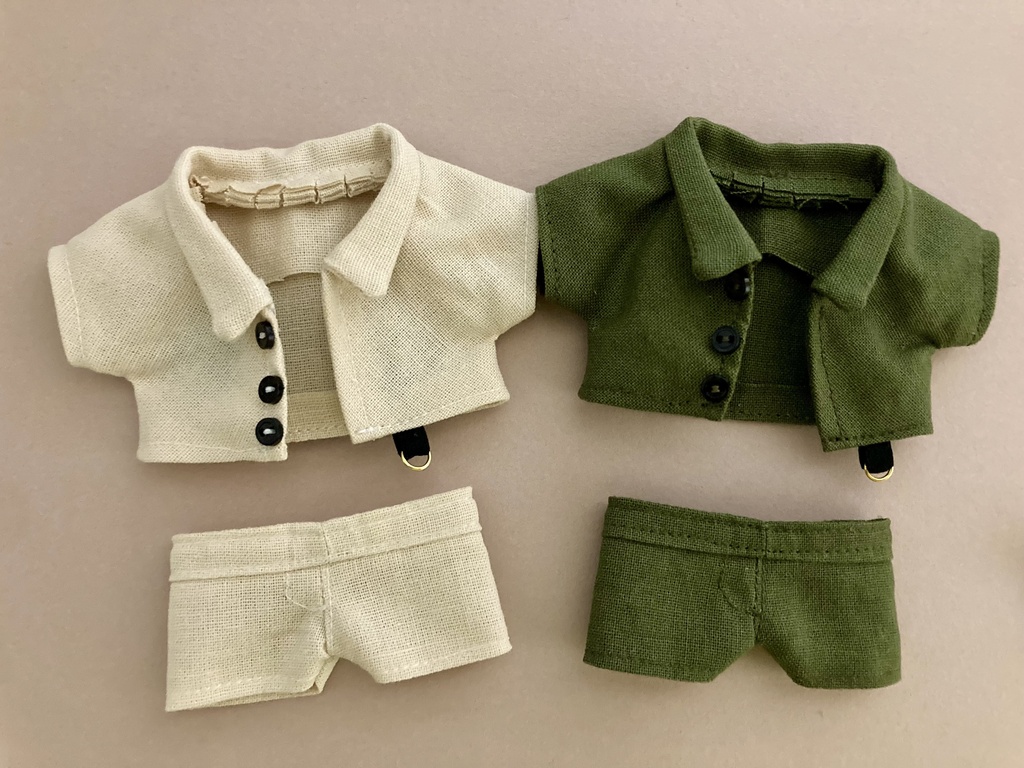 12センチぬいサイズ シンプルセットアップ