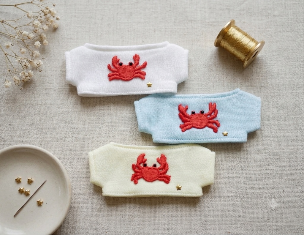 12センチぬい(大きめ) かに🦀Tシャツ