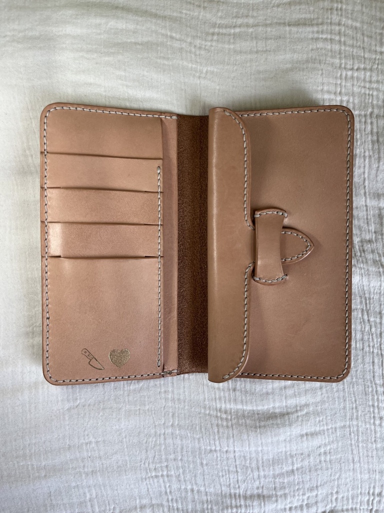 橘ひなの 本革長財布【二次創作】