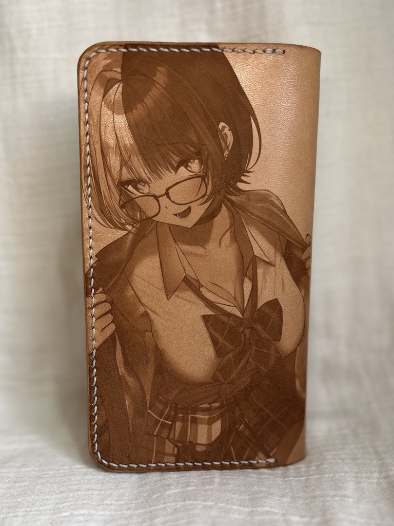 橘ひなの 本革長財布【二次創作】