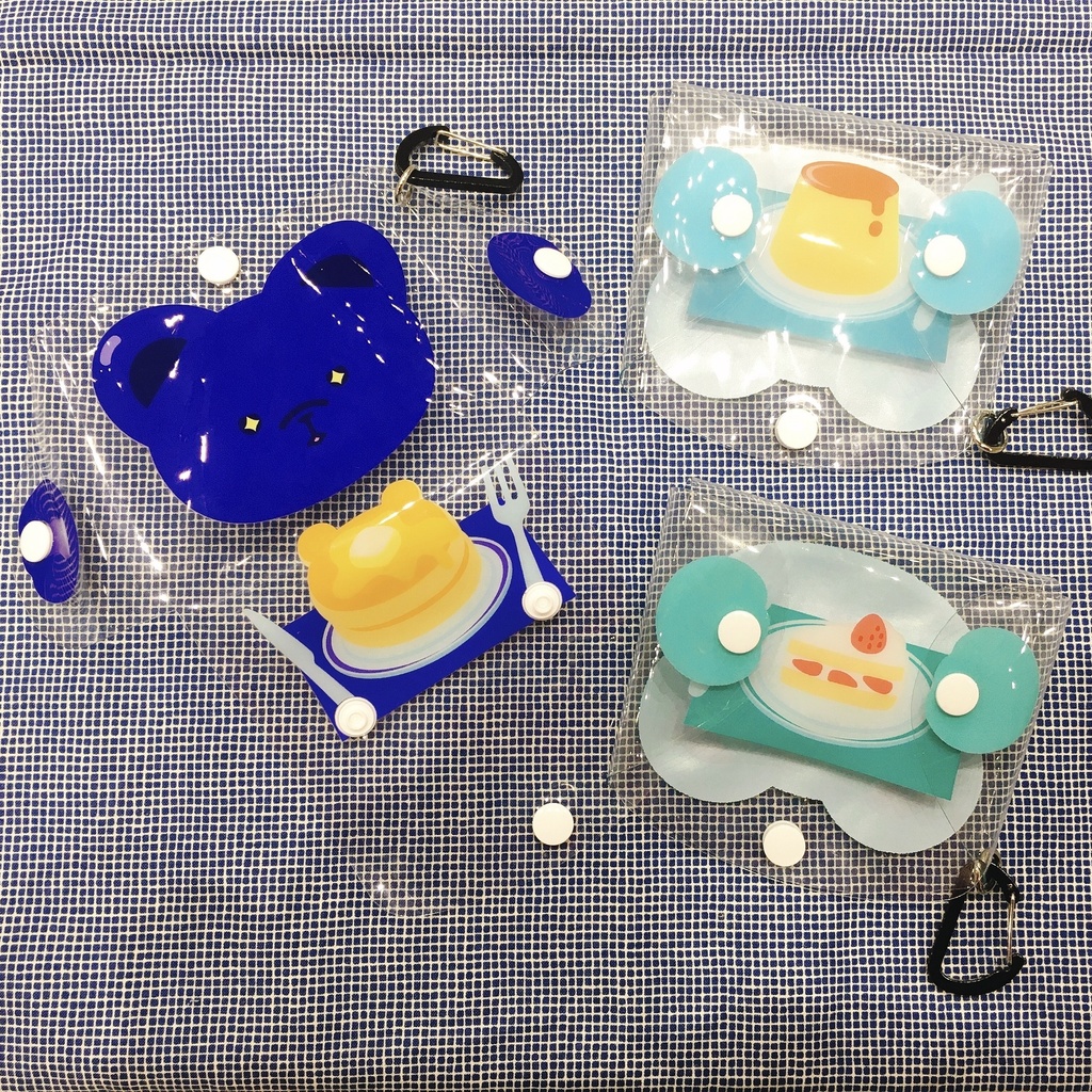 【匿名配送】トリオベアPVCマスクケース