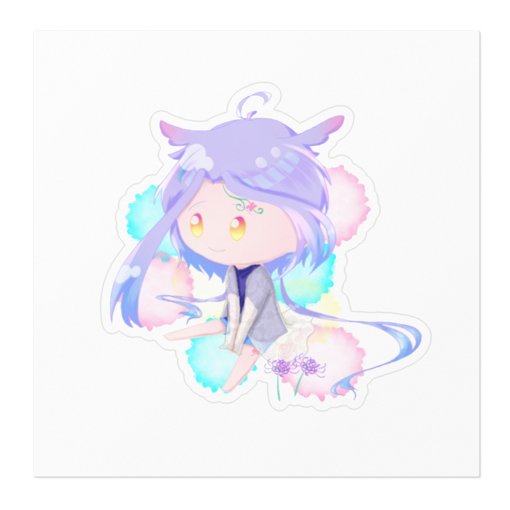 おつきSummerステッカー