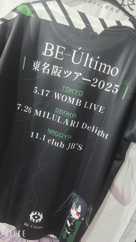 BEーÚltimo 公式フルグラフィックTシャツ(東名阪ツアー 2025 ver.)