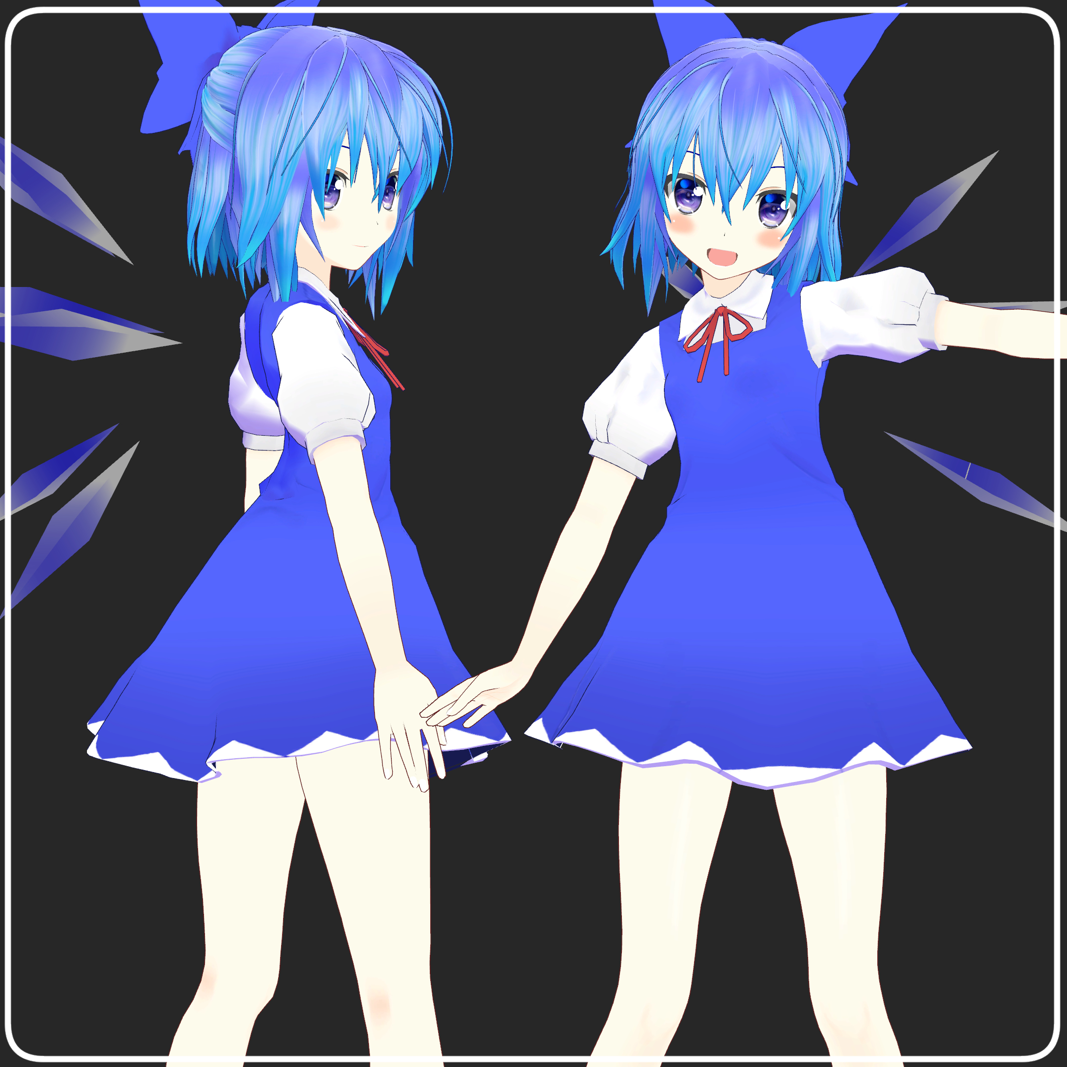 【VRC+VRM】ゆきはね式チルノ - 雪羽明社 - BOOTH