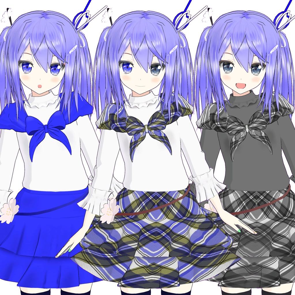 オリジナル3Dモデル「市」用追加マテリアル(追加テクスチャ)