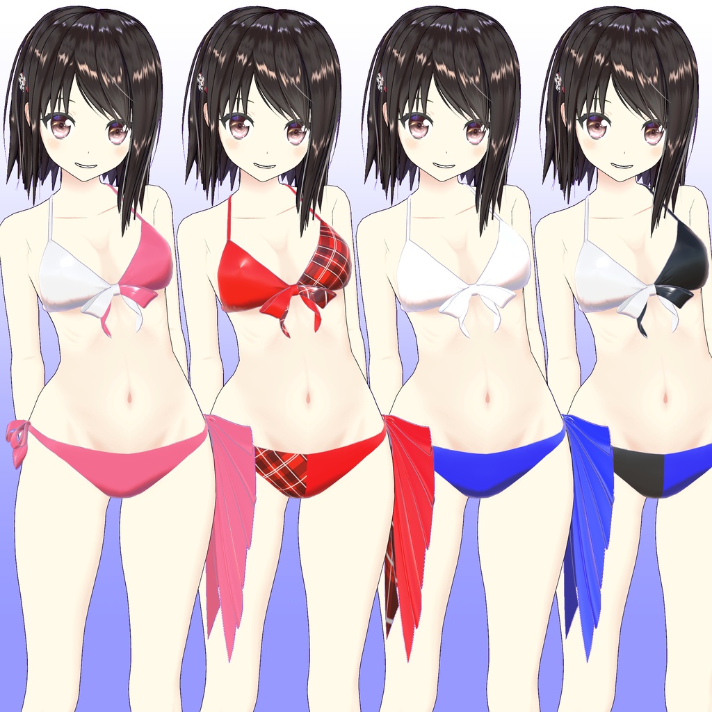ゆきはね式ビキニA・水着【VRC用衣装・桔梗・美幸対応】