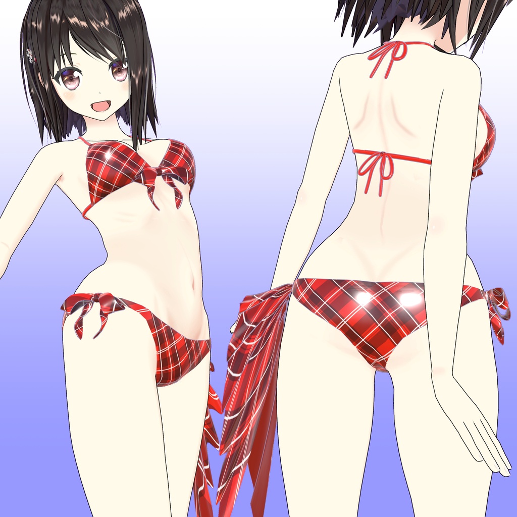 ゆきはね式ビキニA・水着【VRC用衣装・桔梗・美幸対応】