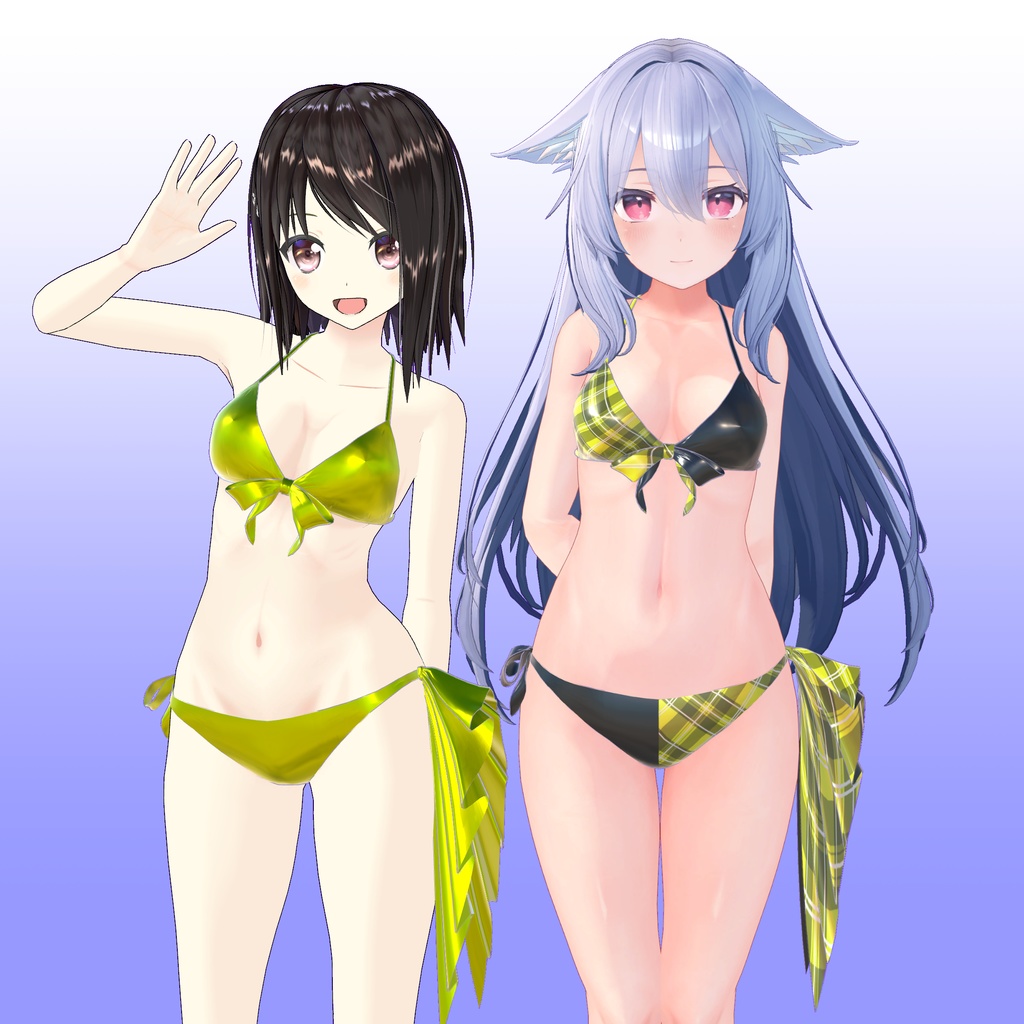 ゆきはね式ビキニA・水着【VRC用衣装・桔梗・美幸対応】