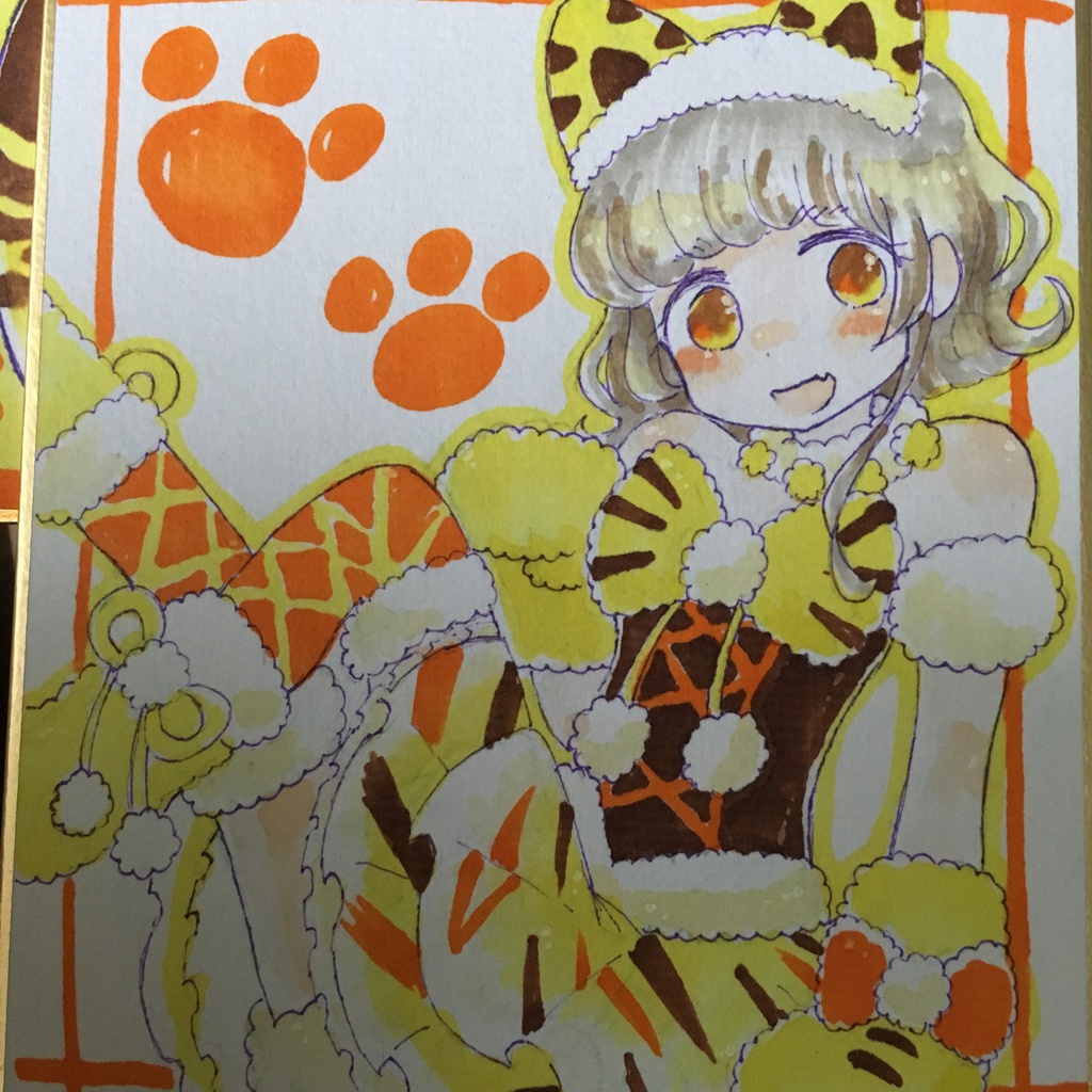 ミニ色紙 ペッパー