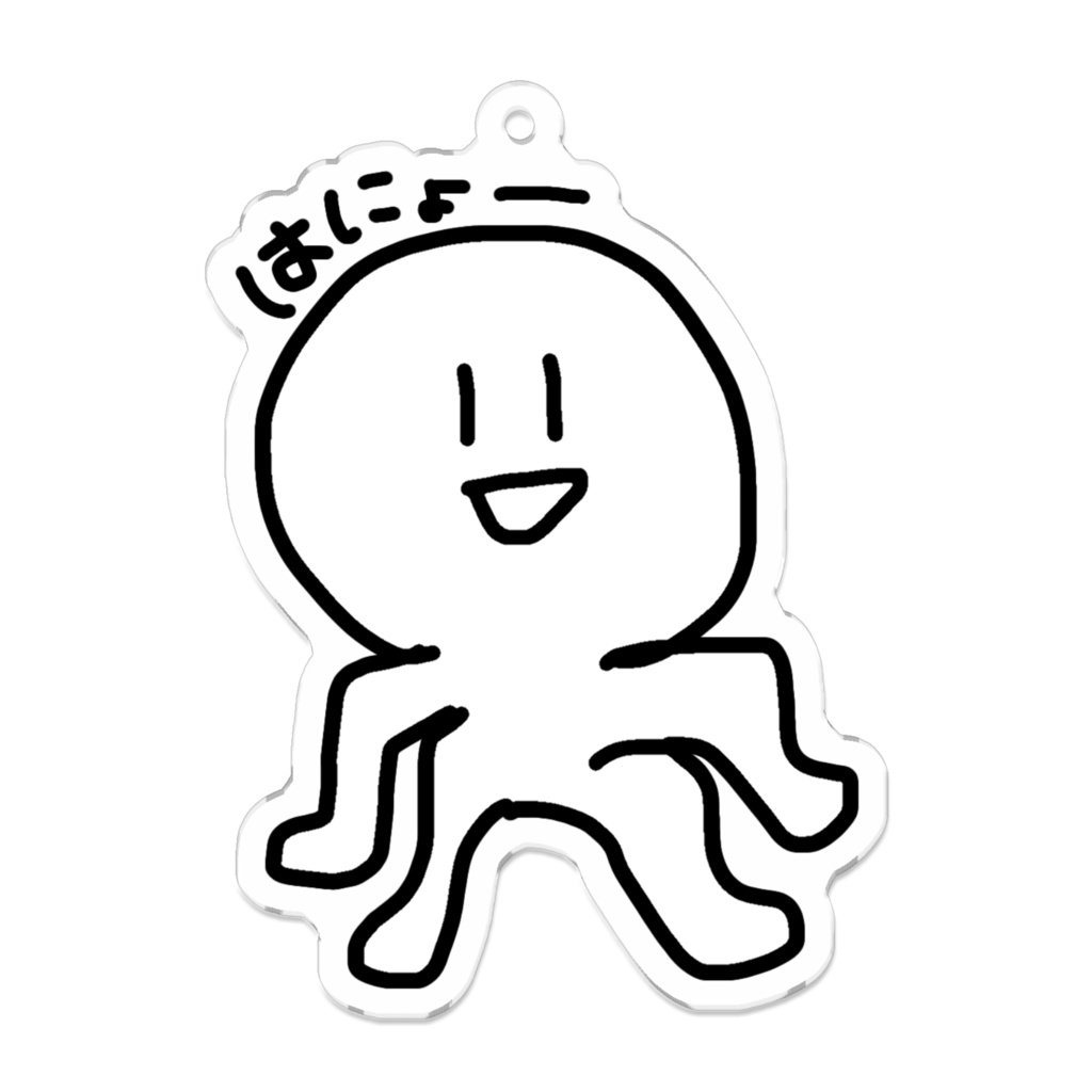 T2ファージくんアクリルキーホルダー