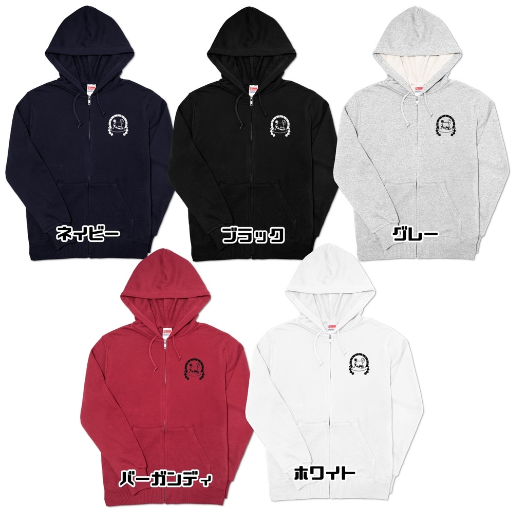 守矢一家ジップパーカー