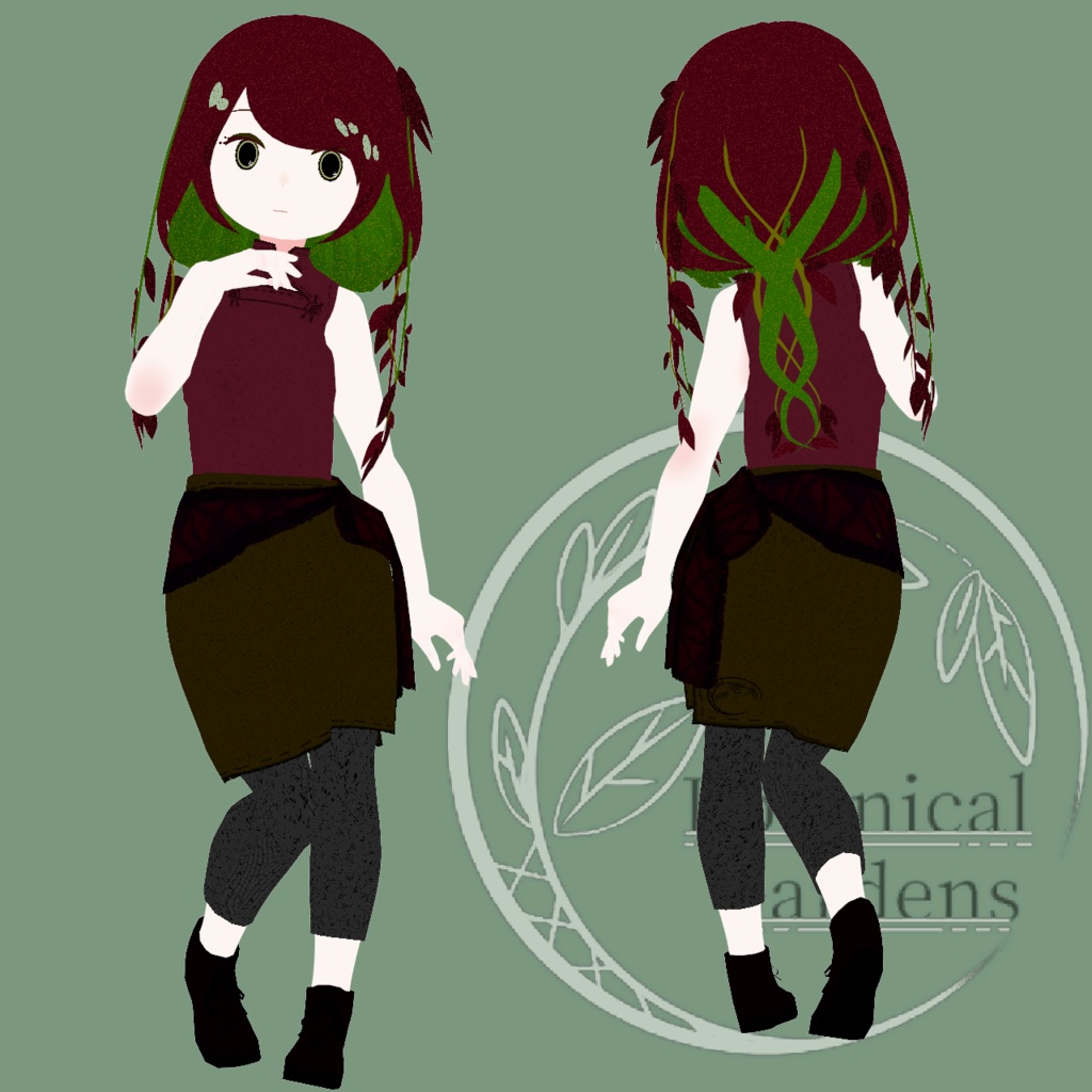 【VRoid 】オリジナル3Dモデル Juju