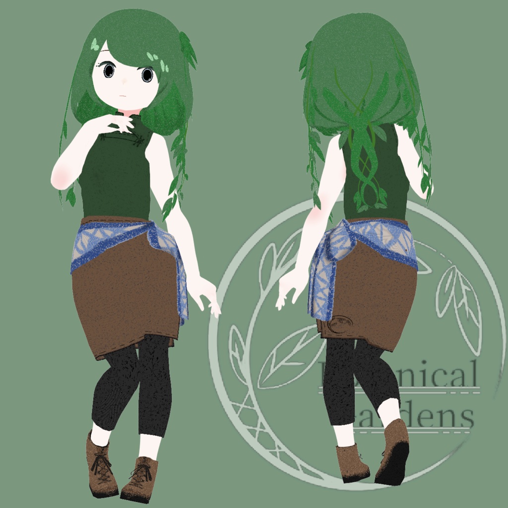 【VRoid 】オリジナル3Dモデル Juju