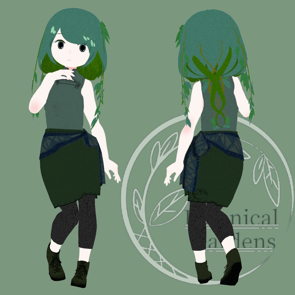 【VRoid 】オリジナル3Dモデル Juju