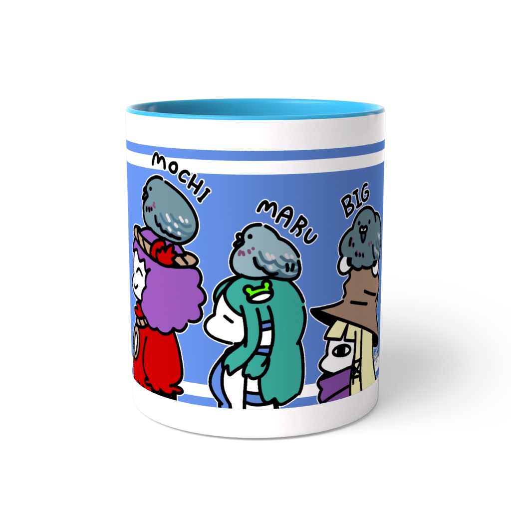 守矢一家とハトマグカップ