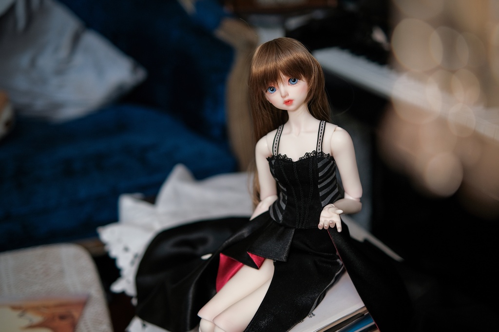 【Black Roseドレスセット】スポット[SD16-17 & SDGRboy][JP送料無料]BJD Doll Clothing | BJD Clothes | BJD House | BJD outfit
