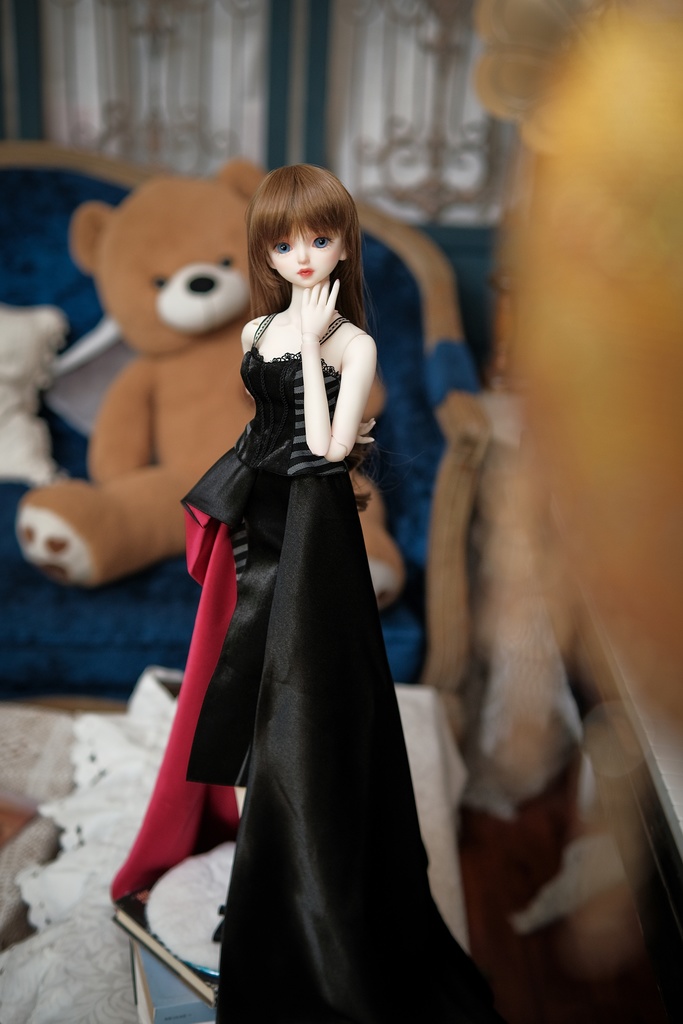 【Black Roseドレスセット】スポット[SD16-17 & SDGRboy][JP送料無料]BJD Doll Clothing | BJD Clothes | BJD House | BJD outfit
