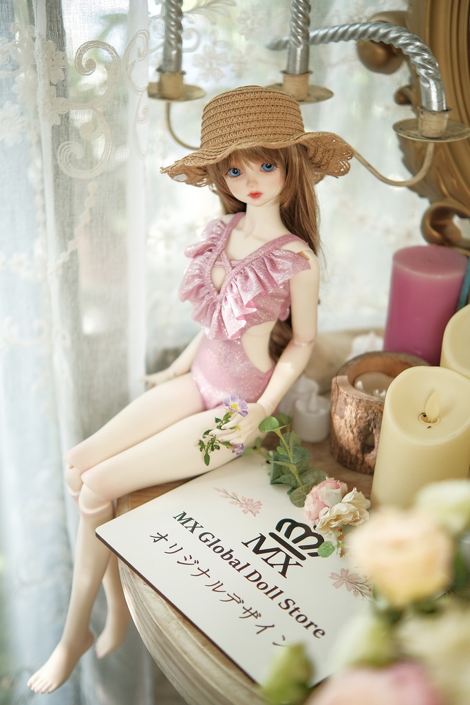 【ピンクのワンピース水着です】[SD16-17 & SDGRboy][JP送料無料] BJD Doll Clothing | BJD Clothes | BJD House | BJD outfit