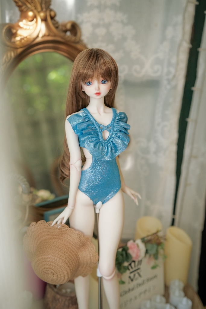 【青いつなぎの水着】[SD16-17 & SDGRboy][JP送料無料] BJD Doll Clothing | BJD Clothes | BJD House | BJD outfit