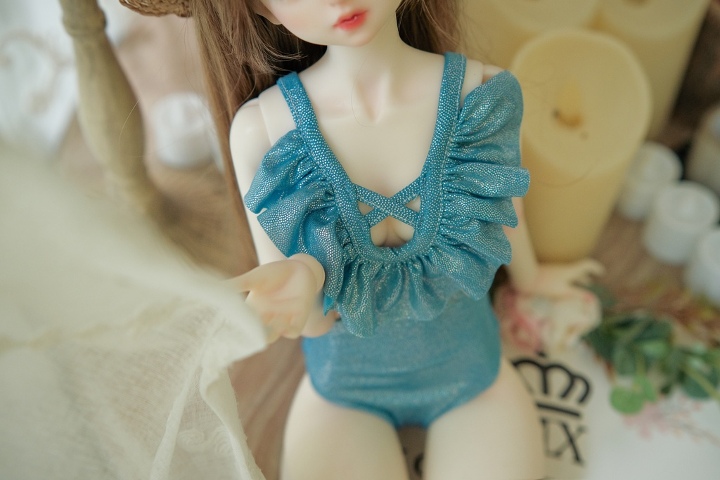【青いつなぎの水着】[SD16-17 & SDGRboy][JP送料無料] BJD Doll Clothing | BJD Clothes | BJD House | BJD outfit
