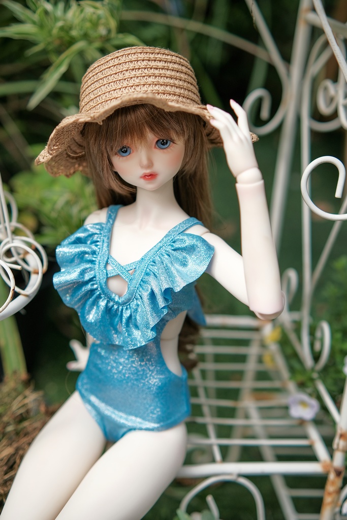 【青いつなぎの水着】[SD16-17 & SDGRboy][JP送料無料] BJD Doll Clothing | BJD Clothes | BJD House | BJD outfit