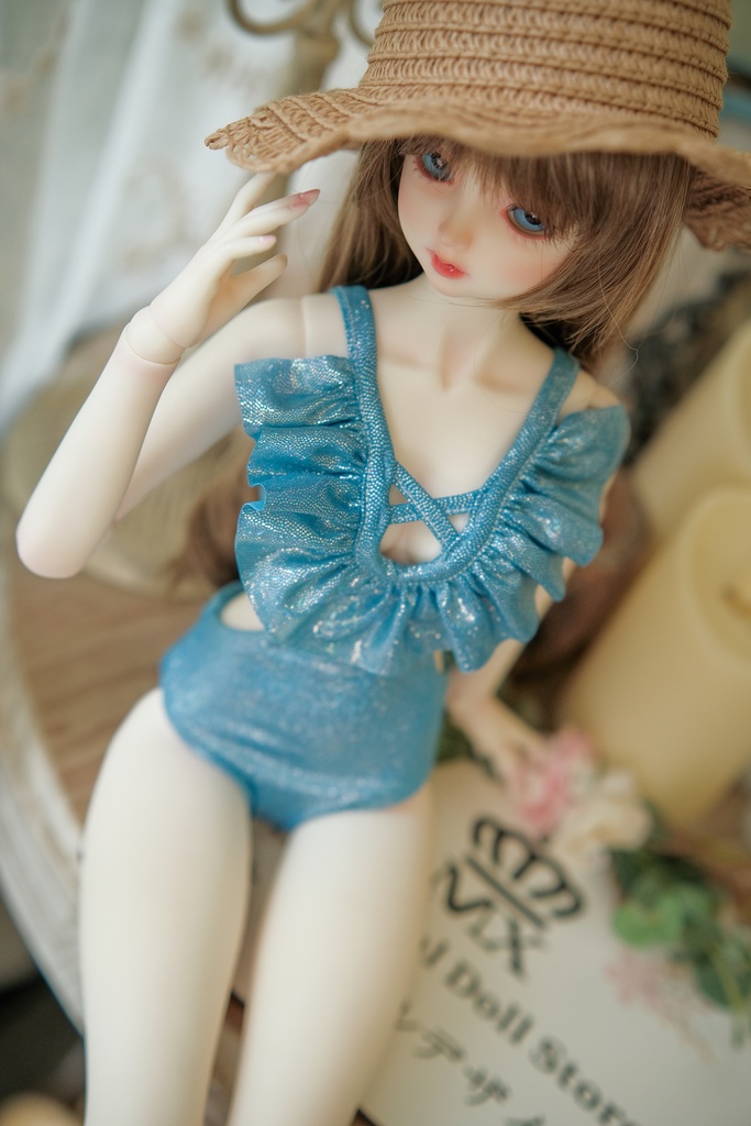【青いつなぎの水着】[SD16-17 & SDGRboy][JP送料無料] BJD Doll Clothing | BJD Clothes | BJD House | BJD outfit