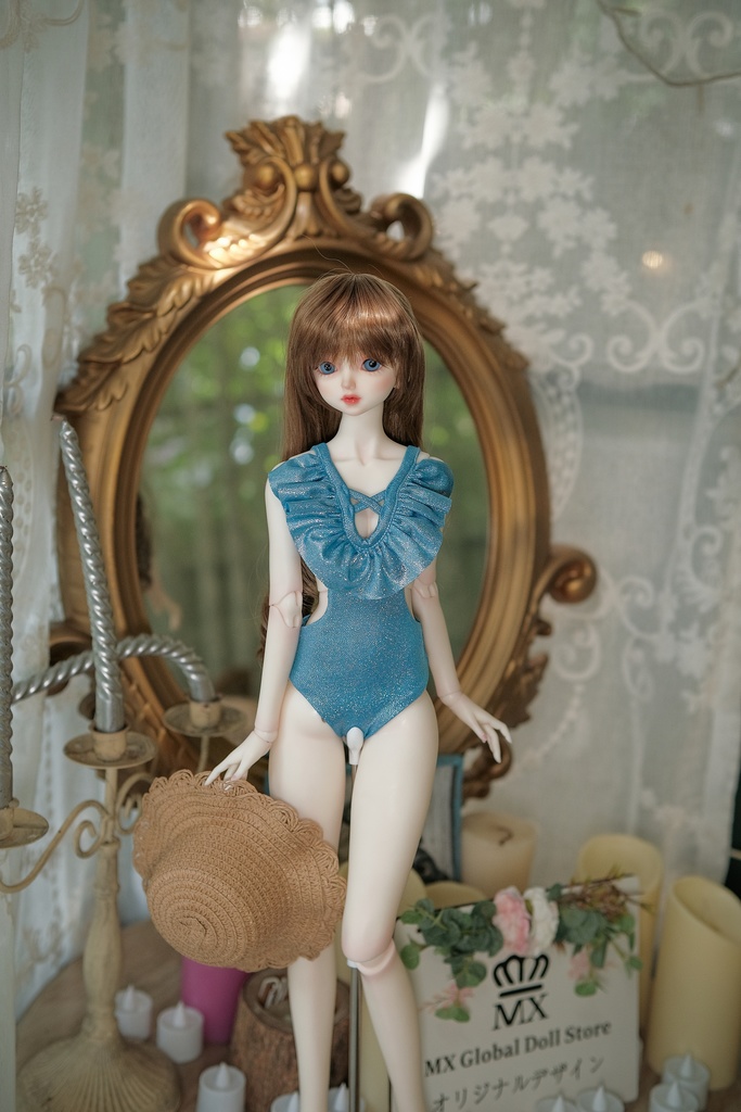 【青いつなぎの水着】[SD16-17 & SDGRboy][JP送料無料] BJD Doll Clothing | BJD Clothes | BJD House | BJD outfit