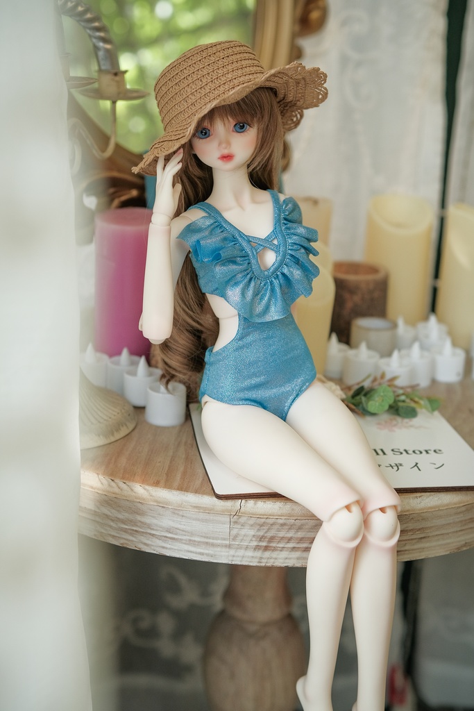 【青いつなぎの水着】[SD16-17 & SDGRboy][JP送料無料] BJD Doll Clothing | BJD Clothes | BJD House | BJD outfit